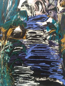 kruid noch struik(12)(detail) 2016 o.i.inkt/grafietstift/oliepastel op museumkarton 122 x 92 cm